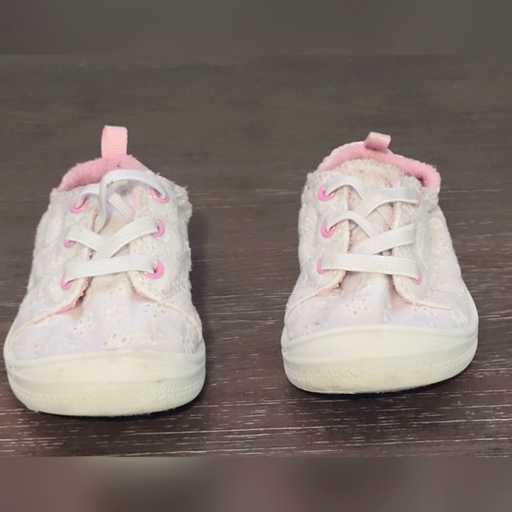 White Slip on Toddler Shoes
